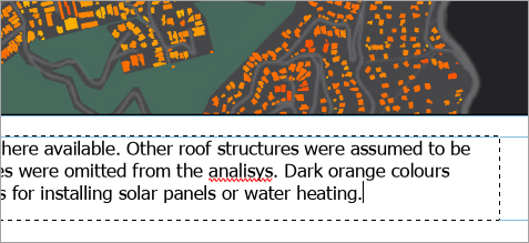 Spellcheck in a layout