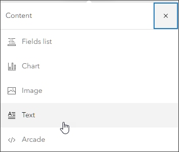 Add text element