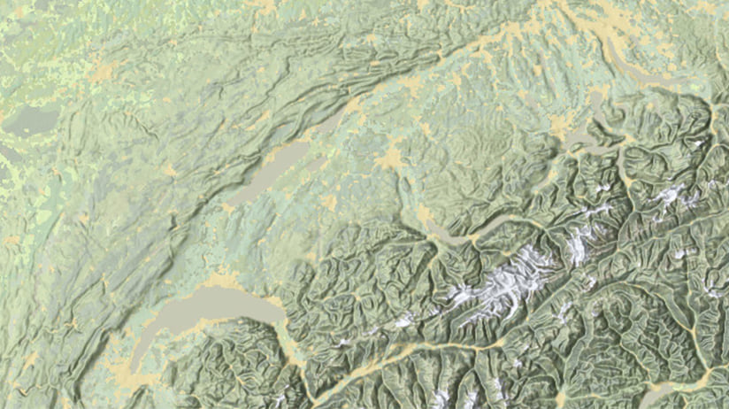 Esri National Geographic Style map base