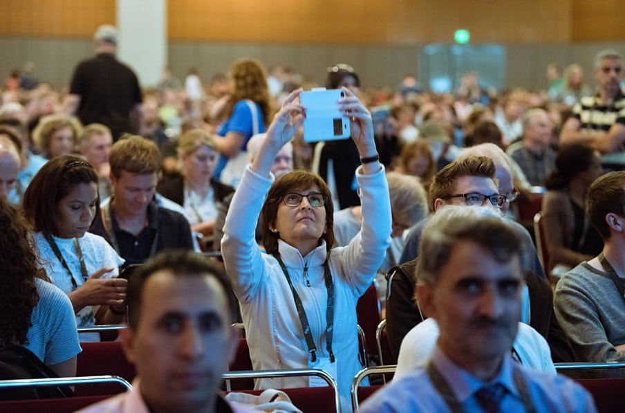 Audience in tech session