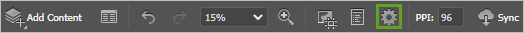 Current Map Settings button Current Map Settings button