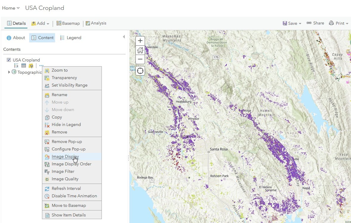 Changing Processing Templates in ArcGIS Online