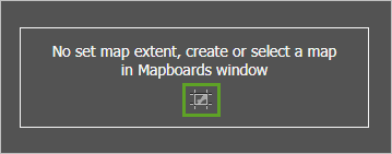 Manually create & edit map extent button