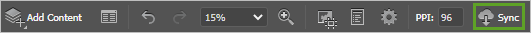Sync button Sync button