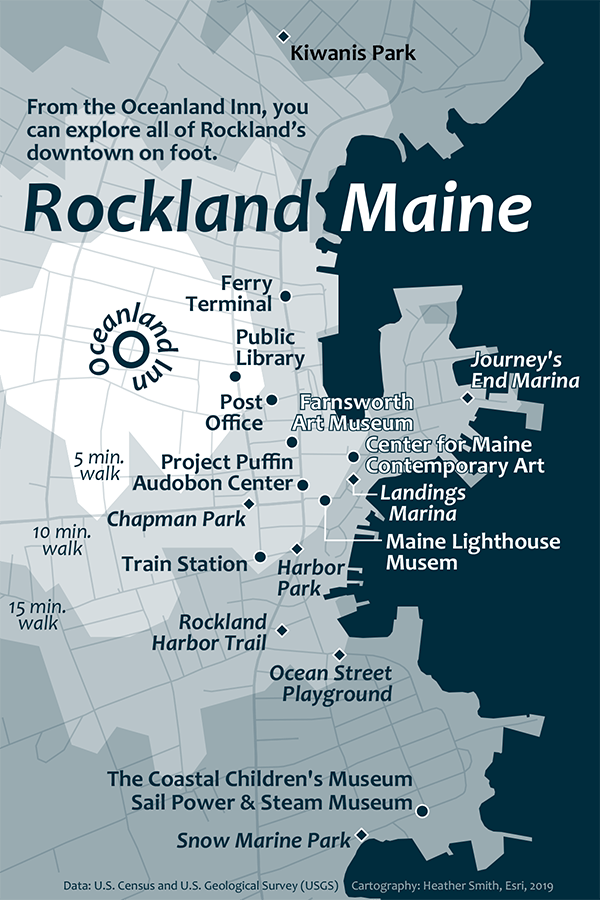 Final map of Rockland, Maine