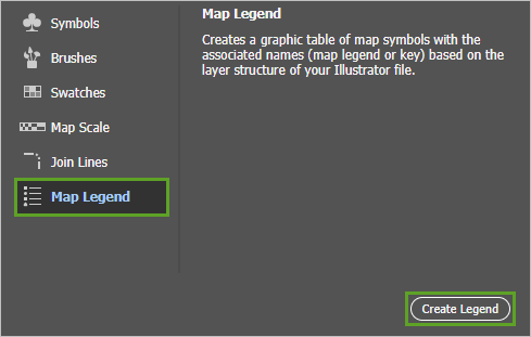 Create Legend in the Processes window Create Legend in the Processes window