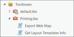 Opening the Printing toolbox