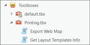 Opening the Printing toolbox Opening the Printing toolbox