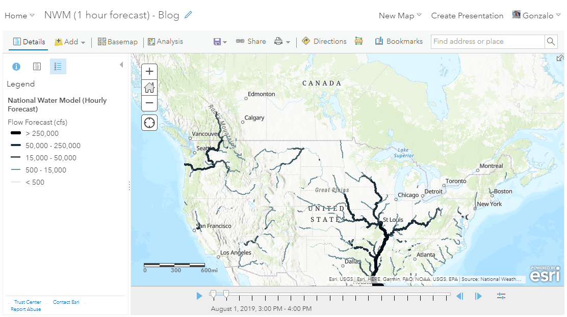 National Water Model Forecast