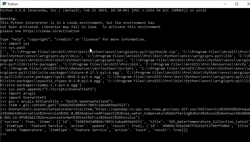 Running Script from Python Running Script from Python