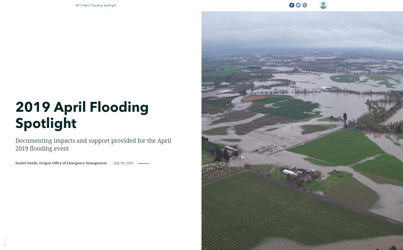 2019 April Flooding Spotlight 2019 April Flooding Spotlight