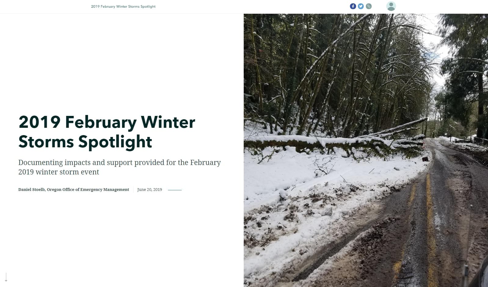 2019 February Winter Storms Spotlight 2019 February Winter Storms Spotlight
