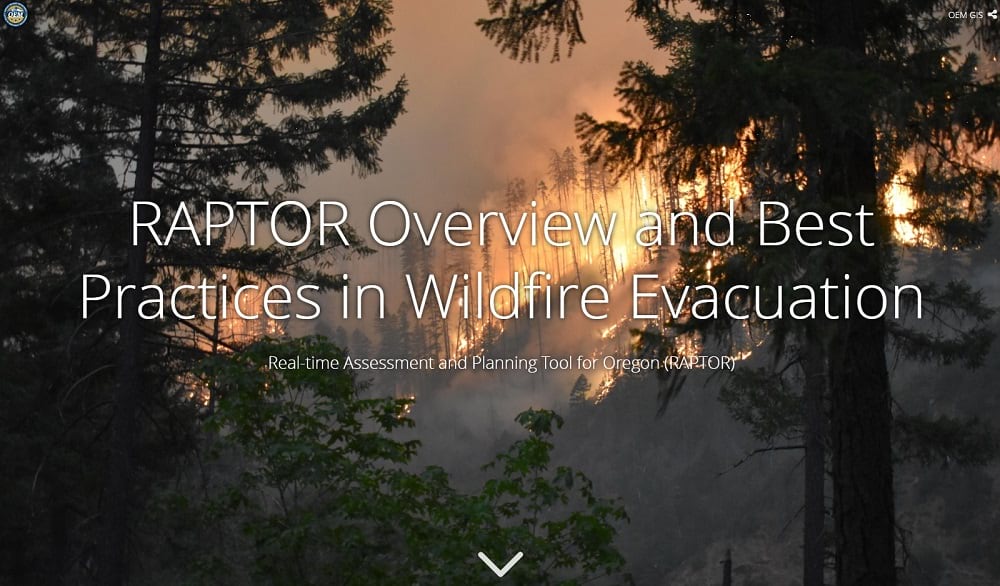 Interactive wildfire presentation Interactive wildfire presentation