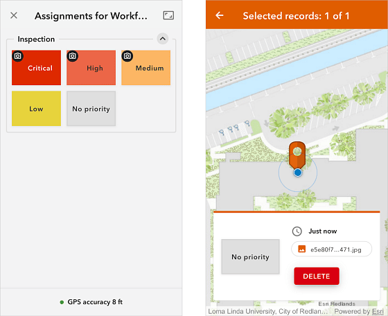 QuickCapture mobile app with the project to create assignments
