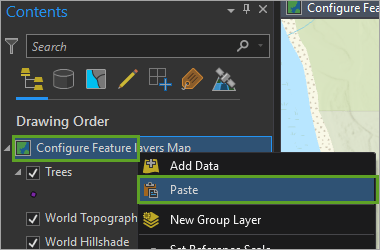 Paste new layers