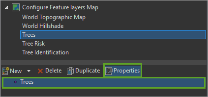 Set feature template properties