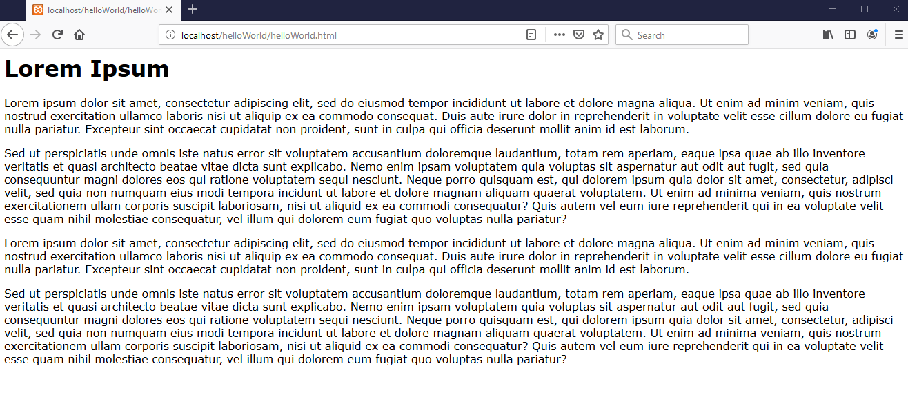very simple website with lorem ipsum text very simple website with lorem ipsum text