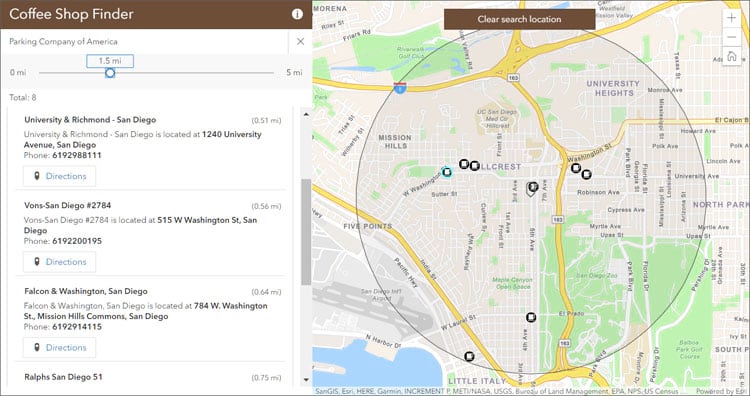 Nearby configurable app Nearby configurable app