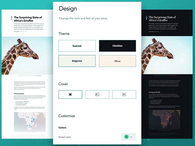StoryMaps themes StoryMaps themes