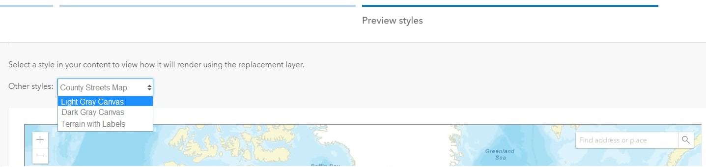 Preview styles in Replace Layer UI Preview styles in Replace Layer UI