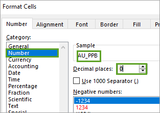 Change field category Change field category