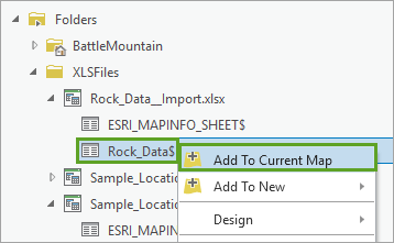 Add rock assay data to map Add rock assay data to map