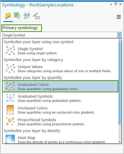 Change layer symbology Change layer symbology