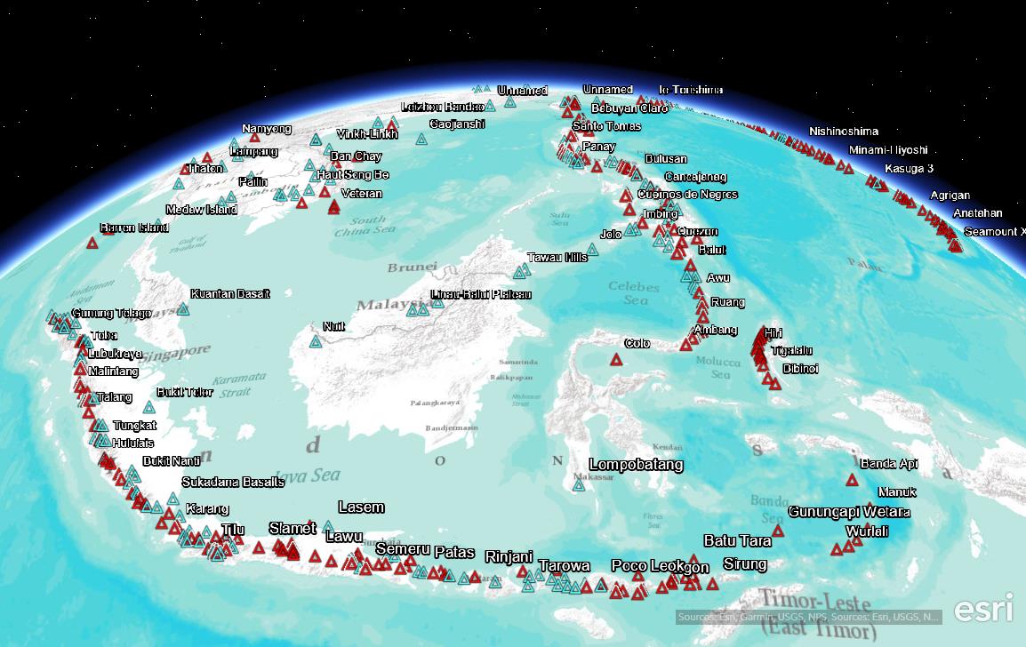 Volcanoes of the World