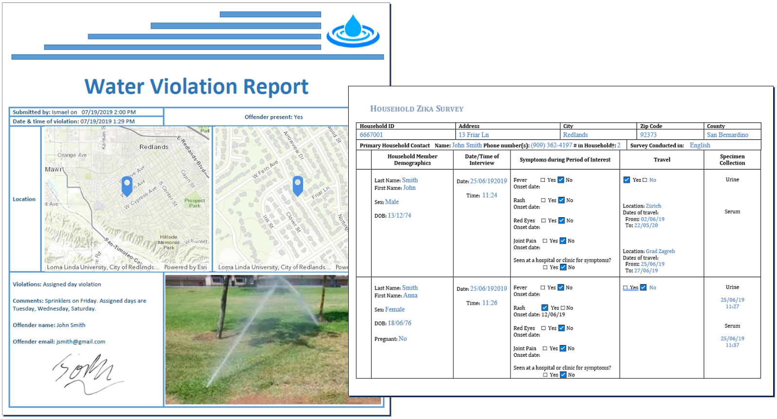 Feature Reports Survey123