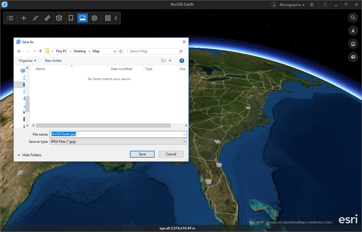 Take a snapshot of the current map Take a snapshot of the current map