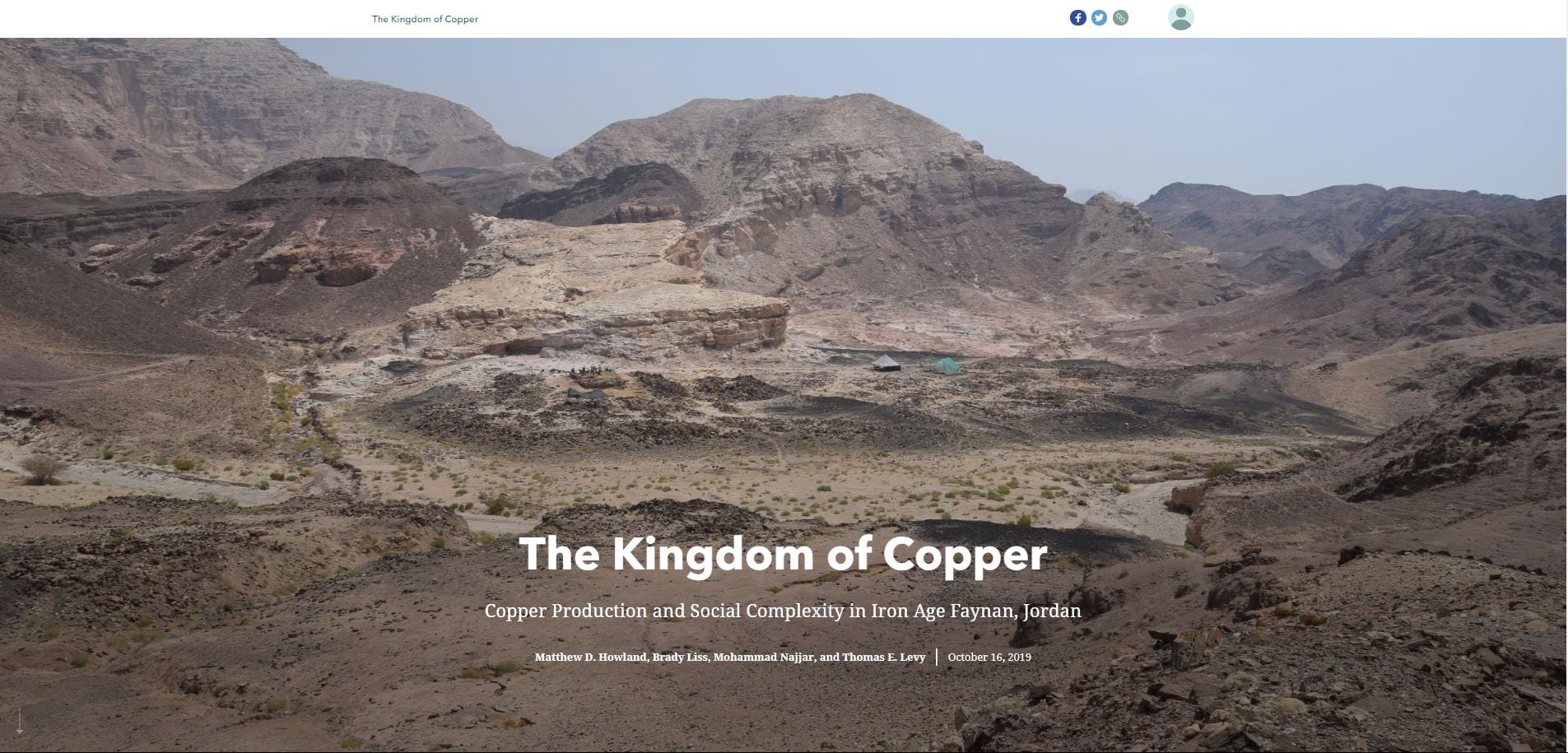 Cover of The Kingdom of Copper story map Cover of The Kingdom of Copper story map