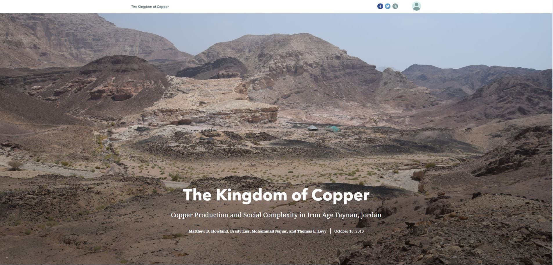 Cover of The Kingdom of Copper story map