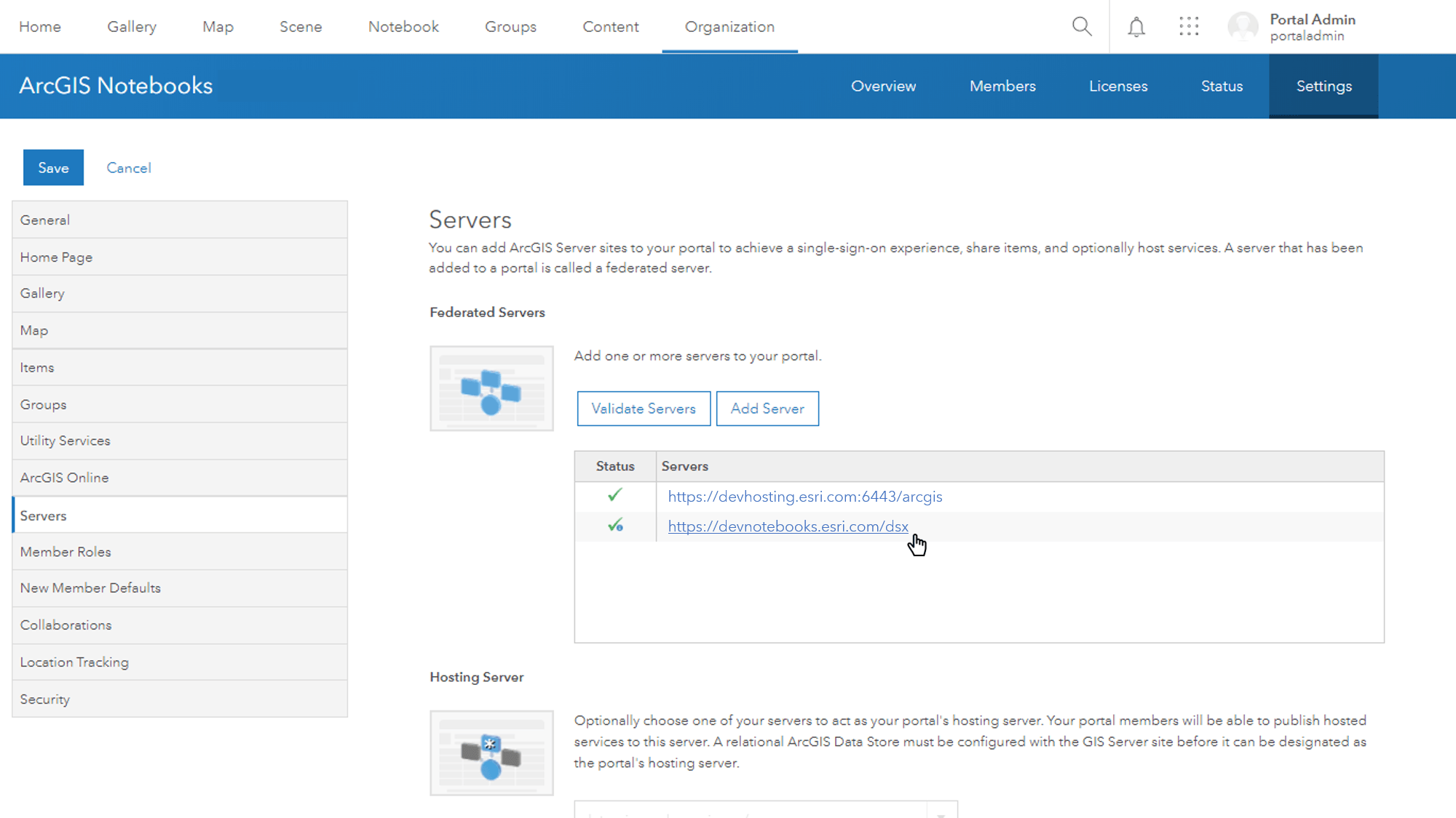 Image of how to access the Notebook Server manager app Image of how to access the Notebook Server manager app