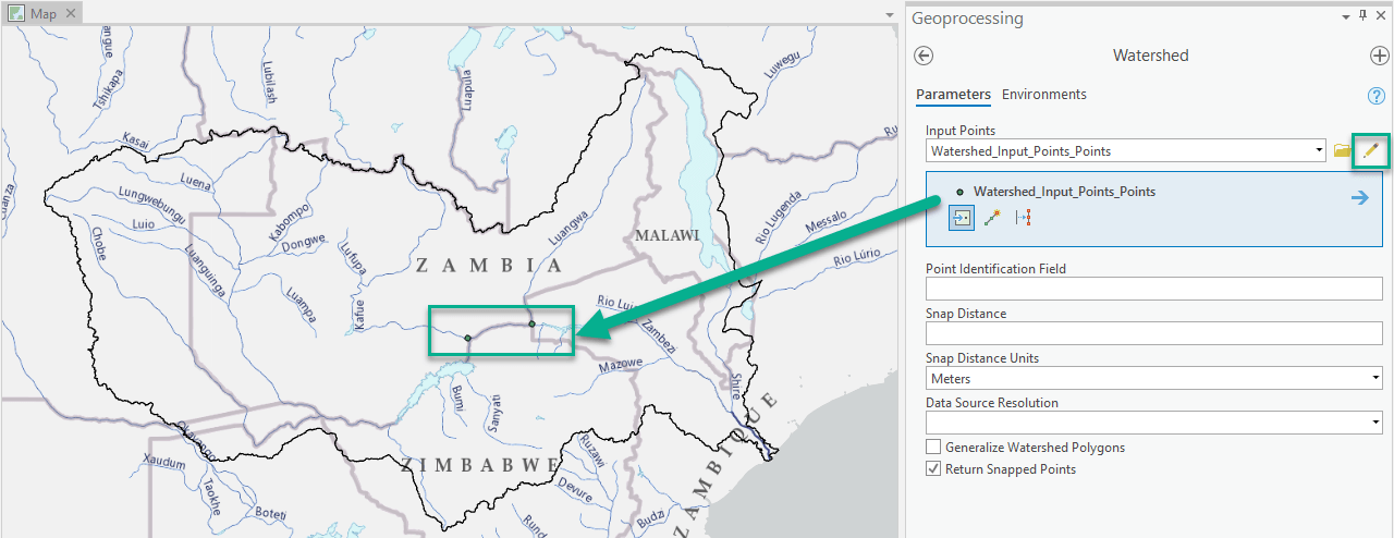 Zambezi-subwatersheds