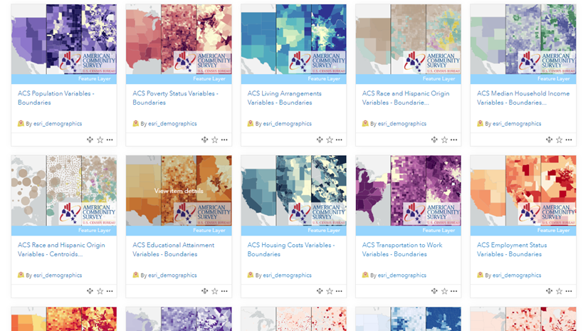 the Newest American Community Survey (ACS) Data Minutes