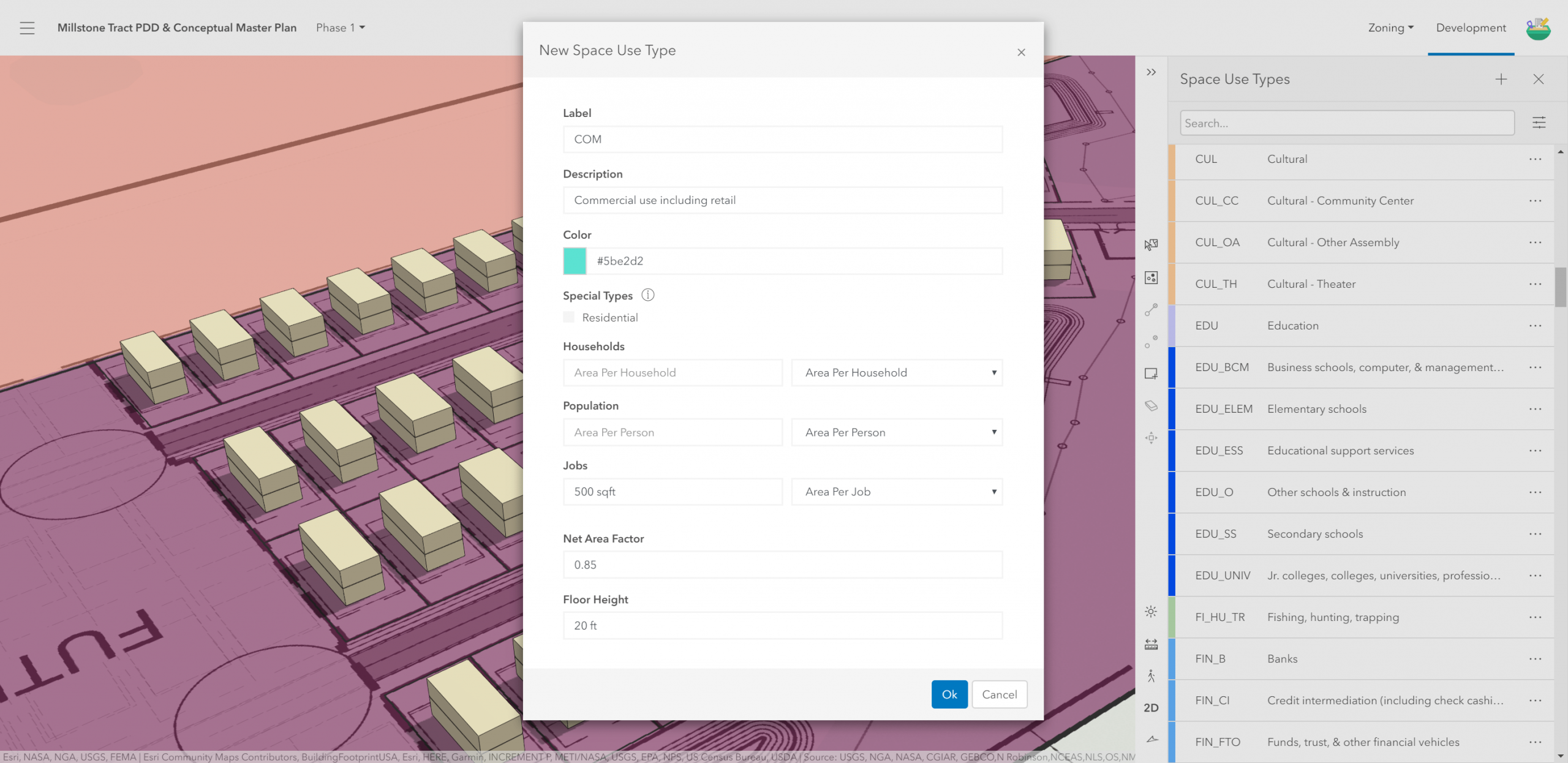 Add and edit plan-specific space use types. Add and edit plan-specific space use types.