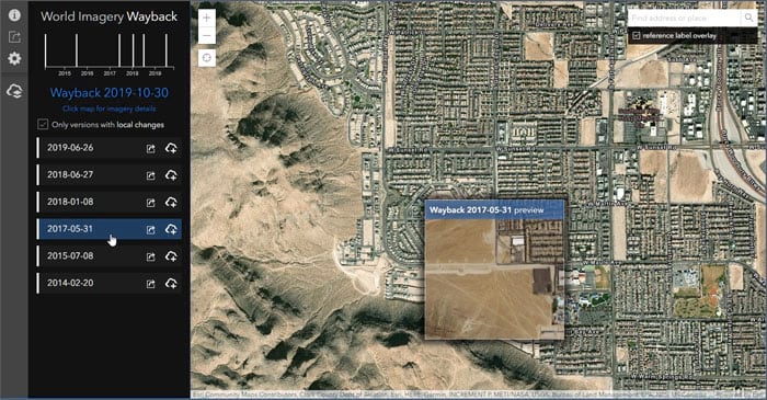 World Imagery Wayback App World Imagery Wayback App