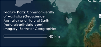 Finished scale bar in white