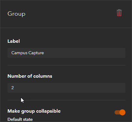 Group settings