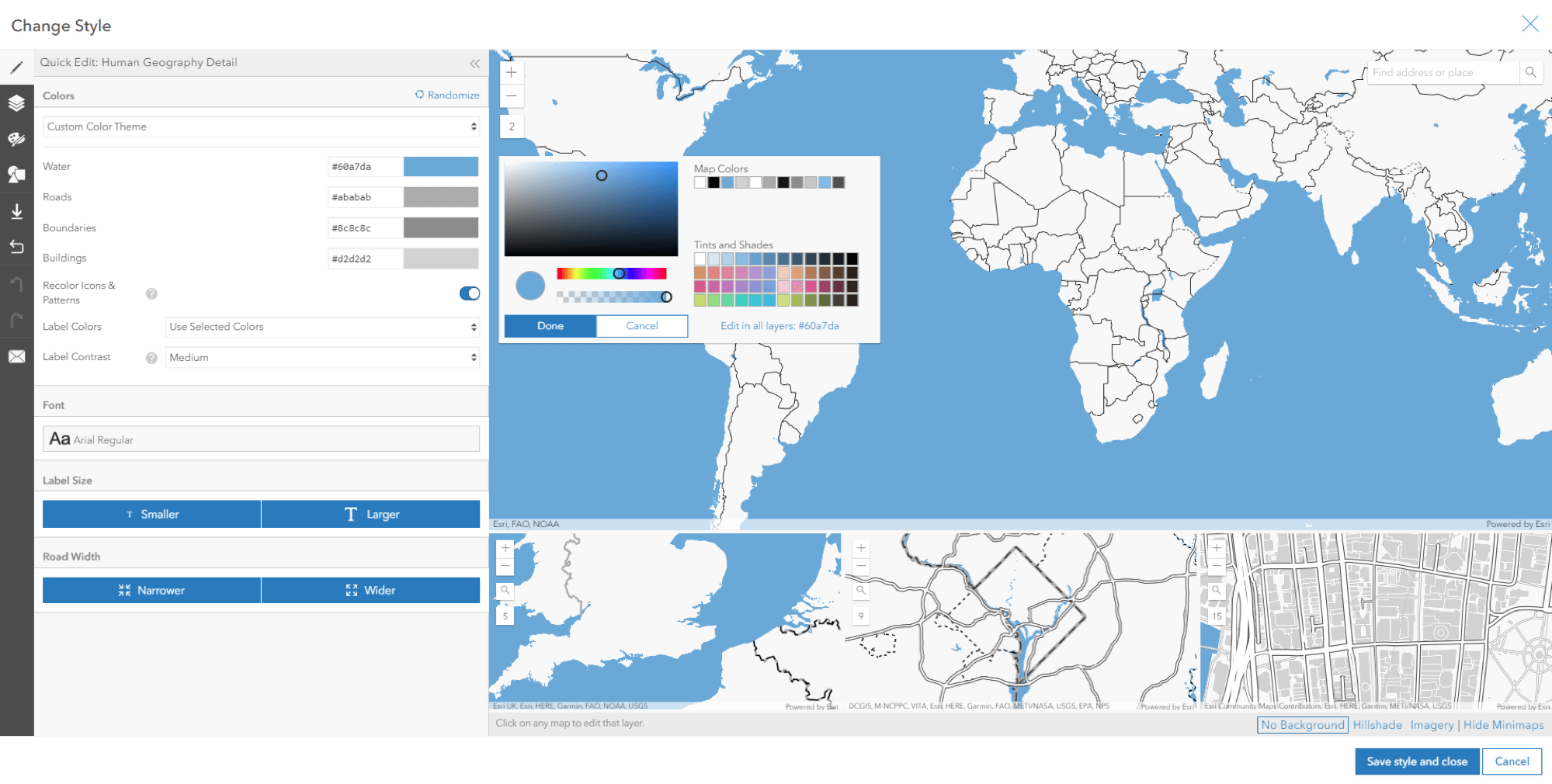 Vector Tile Style Editor Vector Tile Style Editor