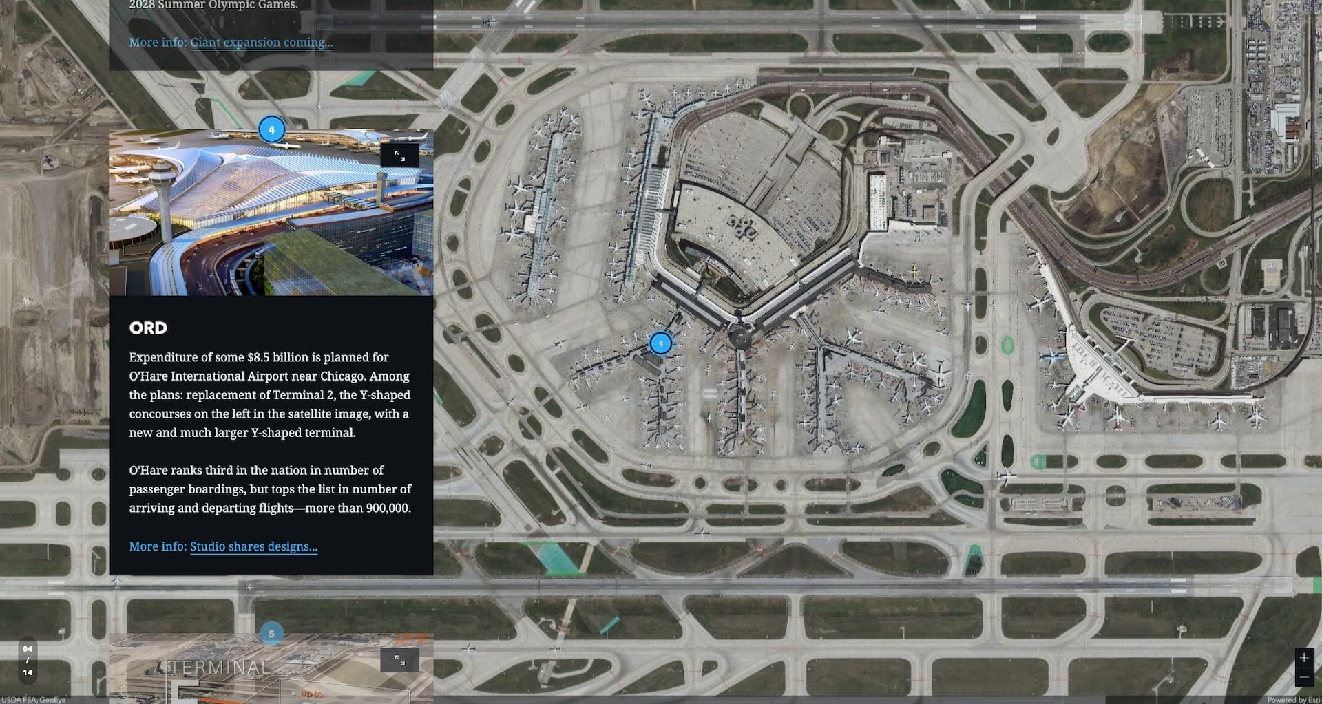 A tour stop in the Expanding Airports story A tour stop in the Expanding Airports story