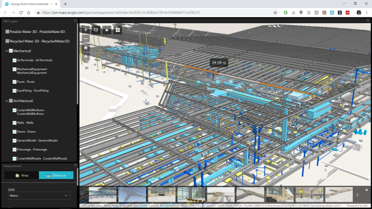 Houston International Airport in Web AppBuilder