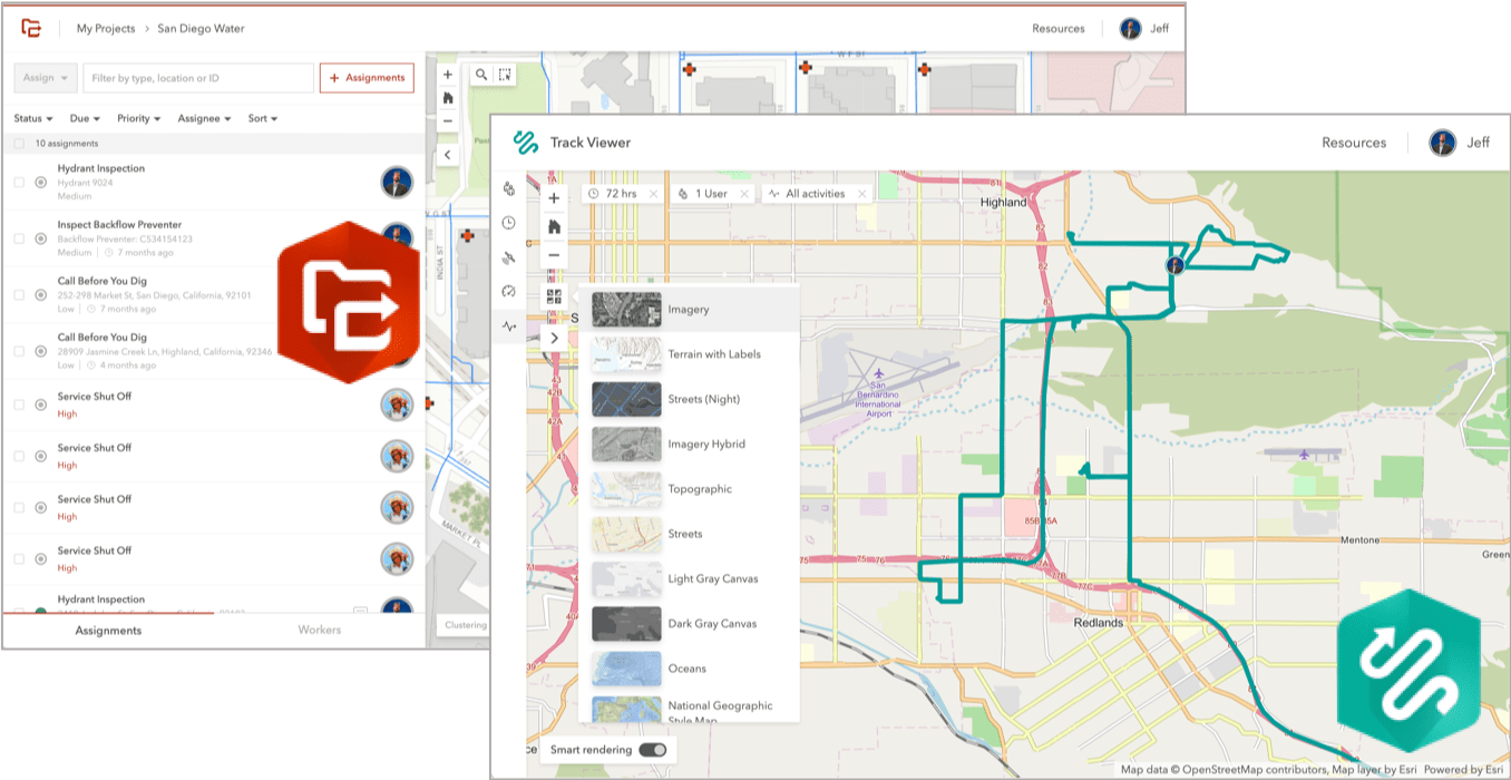 Updates were made to the Workforce and Tracker web app