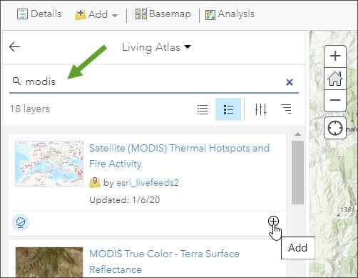 Search for MODIS Search for MODIS