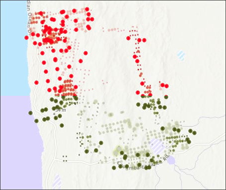 MODIS and VIIRS hotspots MODIS and VIIRS hotspots