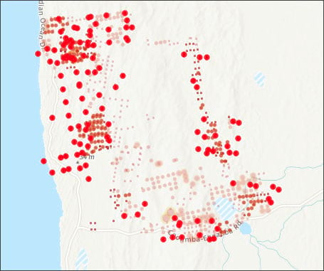 MODIS and VIIRS hotspots