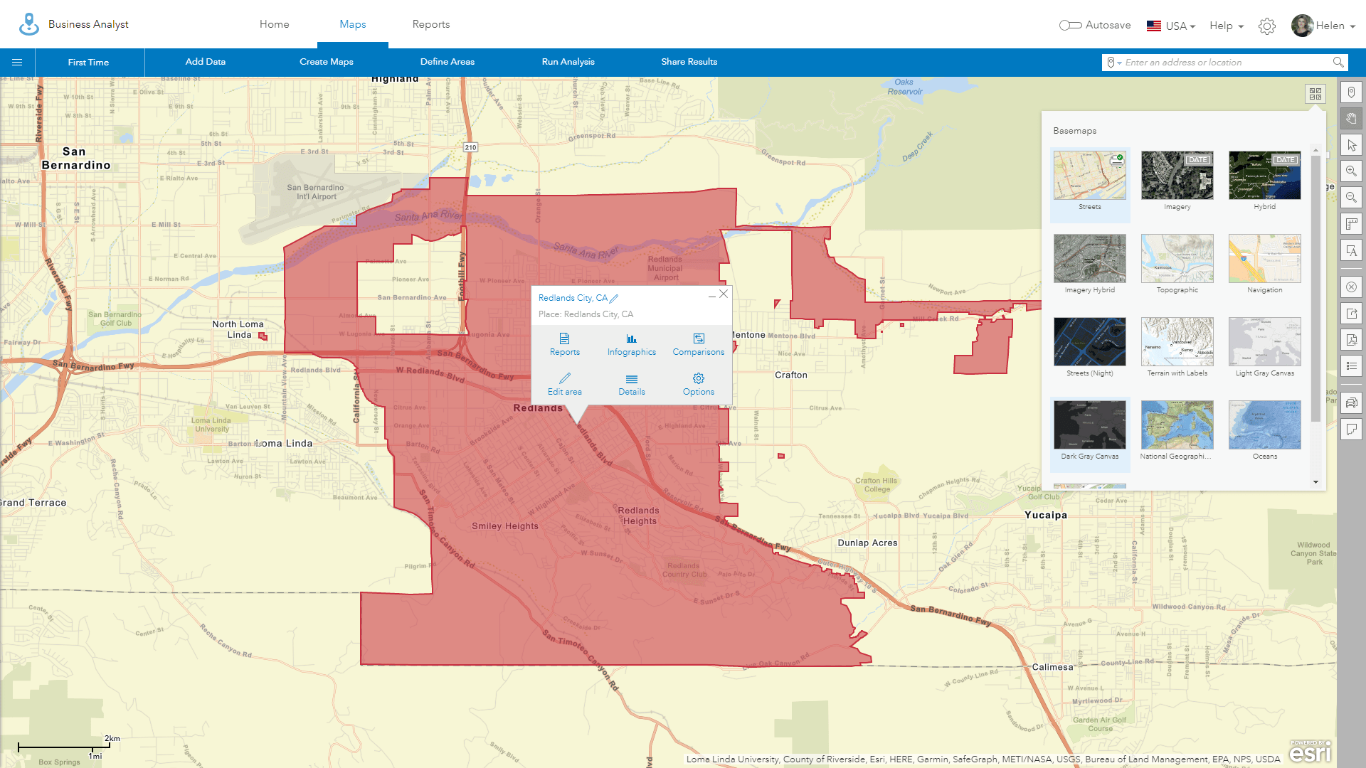 Change Basemaps