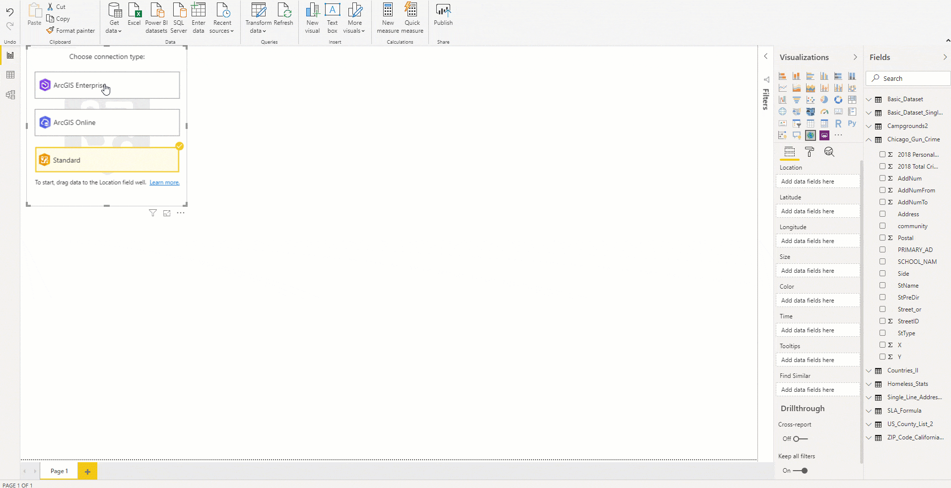 Enterprise Login to ArcGIS Maps for PowerBI Enterprise Login to ArcGIS Maps for PowerBI
