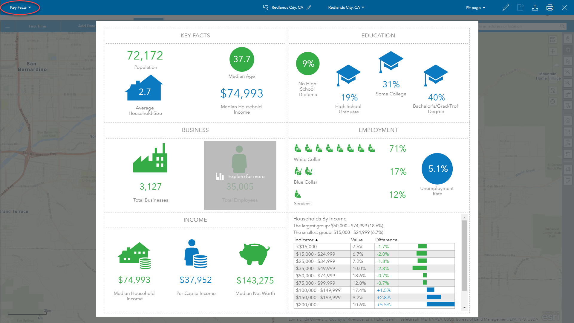 Key Facts Infographic