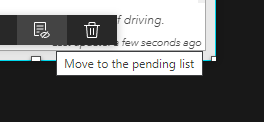Select Move to Pending to hide the auto-generated content Select Move to Pending to hide the auto-generated content